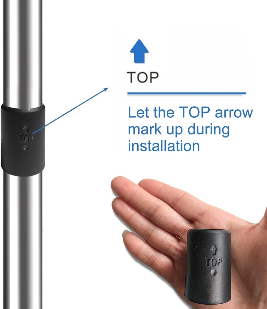 Cost-Effective 76 Pack Wire Shelf Clips for 1-Inch Post - Install Without Tools