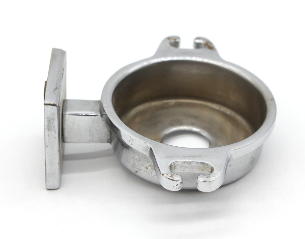 Imported Nickel Over Brass Bathroom Cup Holder
