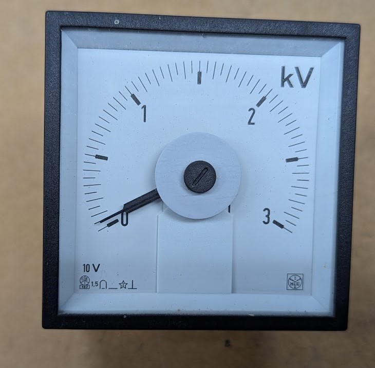 IME Kilovolt Meter Scale kA 0-3
