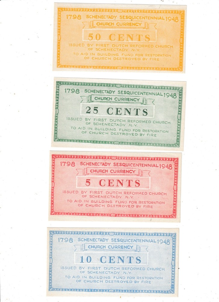 FIRST DUTCH REFORMED CHURCH FOUR NOTES 1948