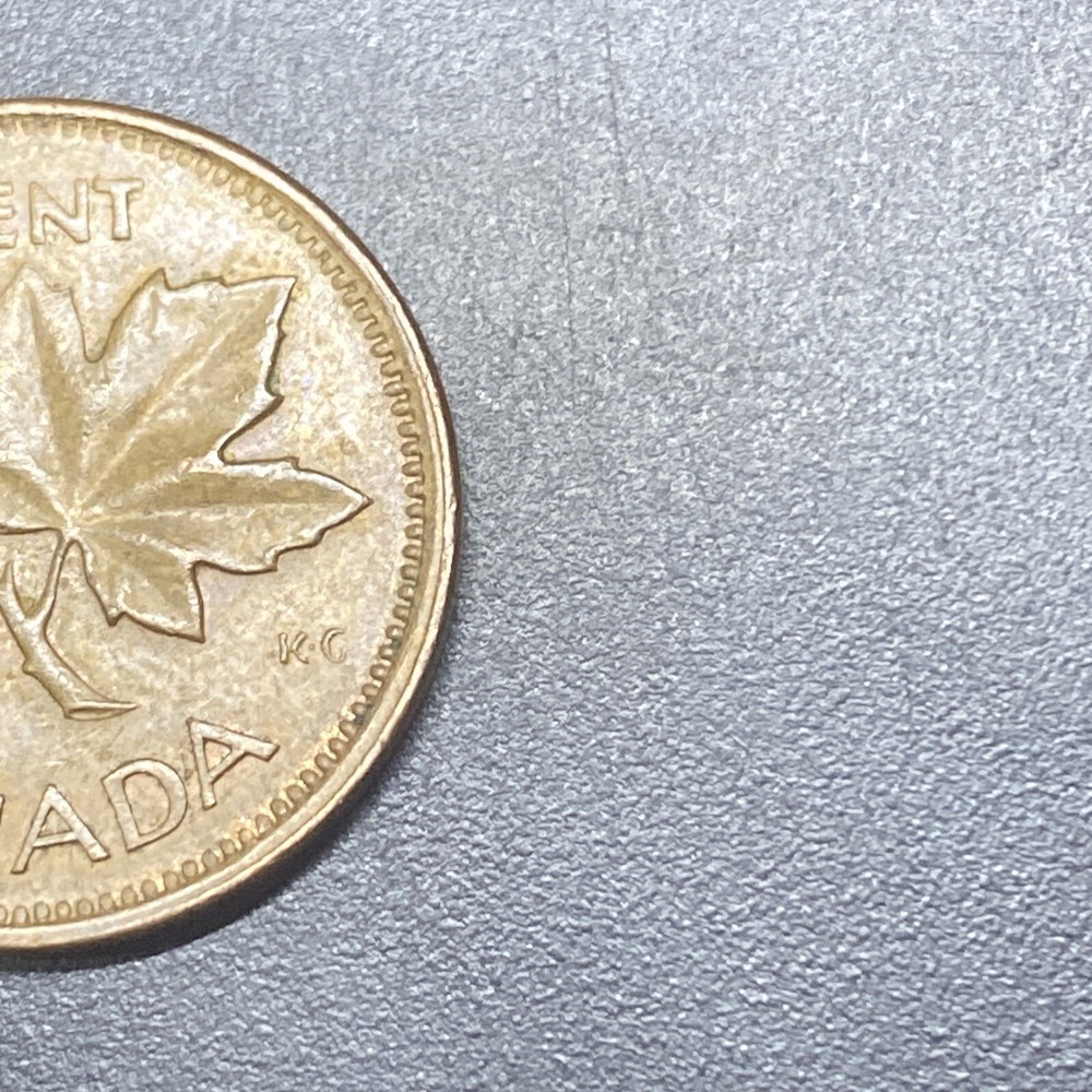 1963 Canada 1 Cent Good Condition Penny Coin