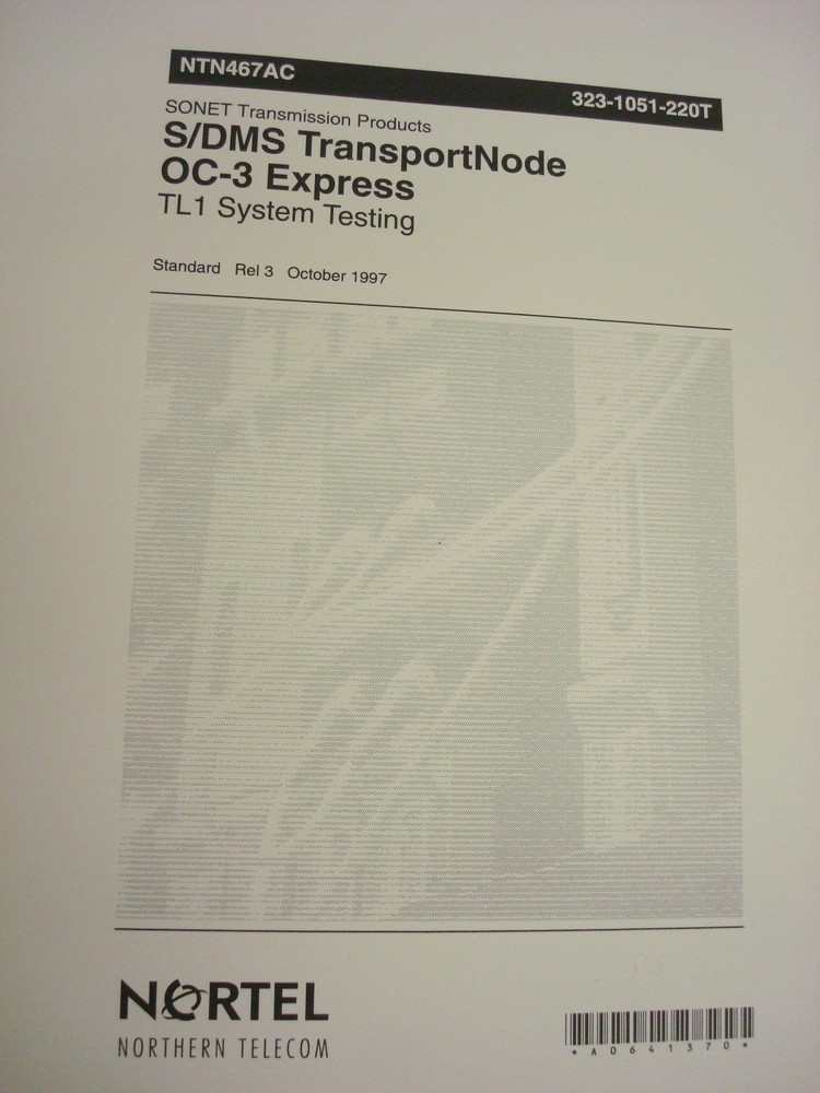 Nortel TL1 Network Manual #