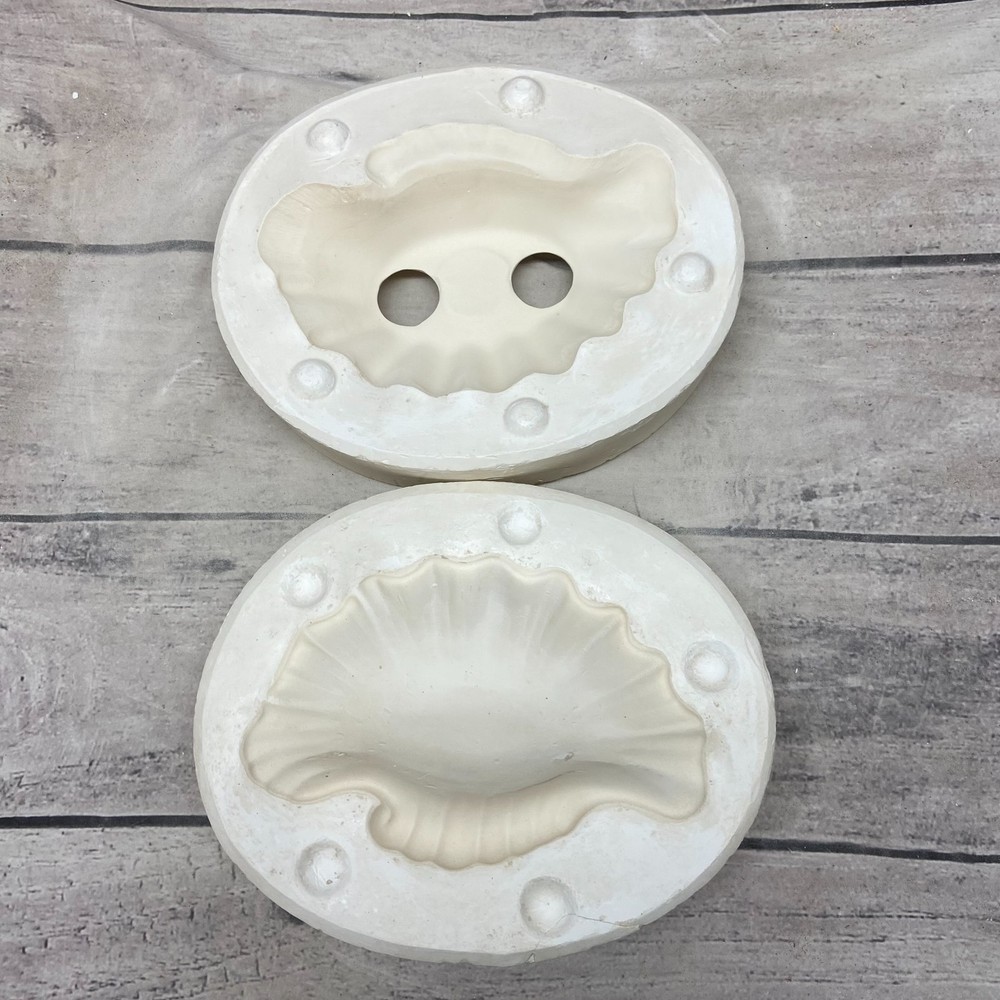 Ceramic Slip Casting Mold Seashell Soap Dish #JE-115