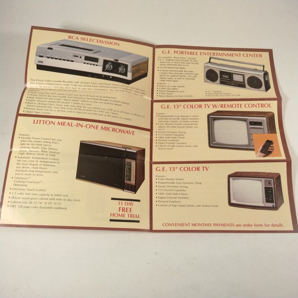 Vintage High Tech Mini Mail Order Catalog