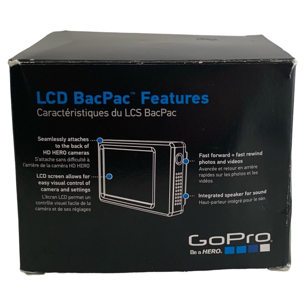 GoPro Hero Waterproof Case LCD Touch Screen BacPac Features Pack