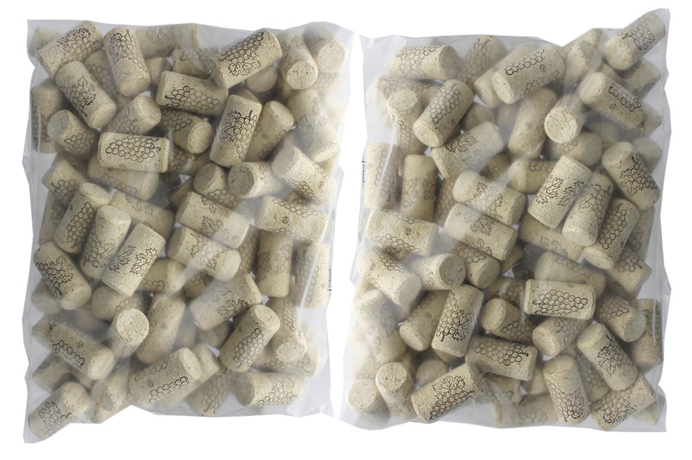 2 X #8 Straight corks 8" x 1 3/4" Bag 100