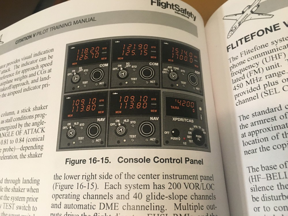 Cessna Citation V Pilot Training Manual