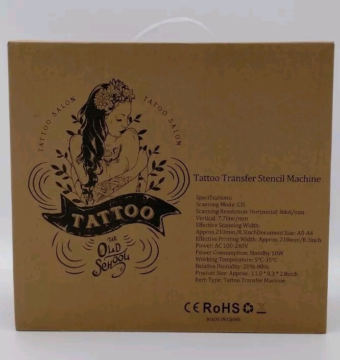 Tattoo Transfer Stencil Machine. Open Box.