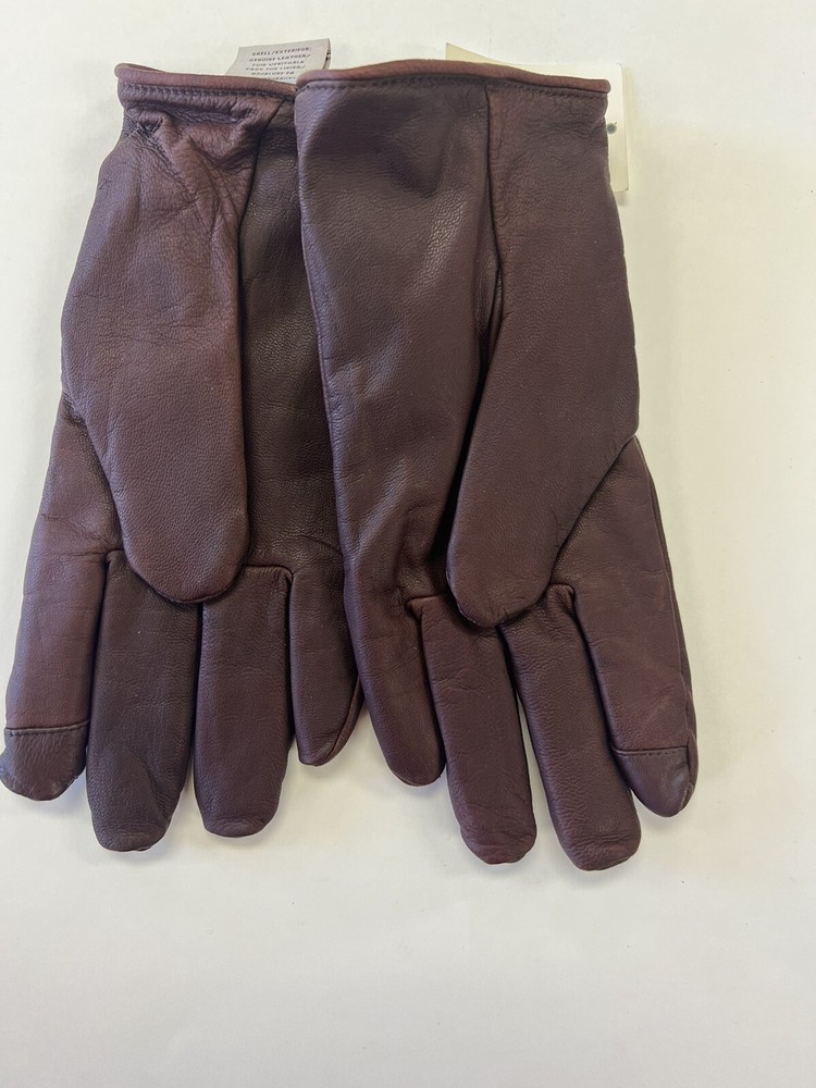 UGG Australia Leather Gloves Cognac Medium NWT