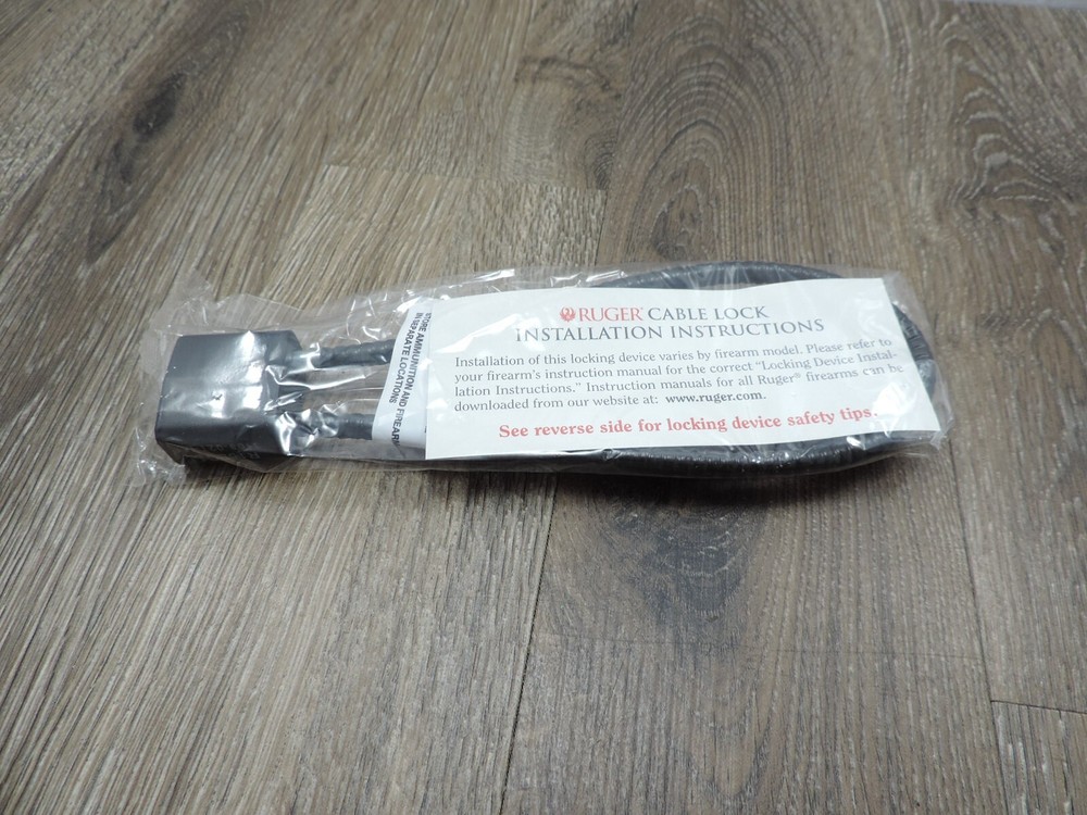 Ruger Factory Cable Lock w/2 Keys