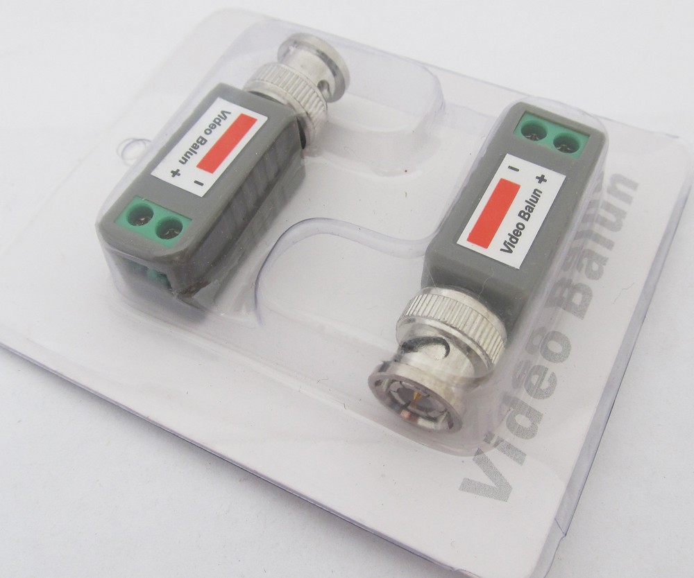5Pair/Pack Coax Network CAT5 to Camera CCTV BNC Video Balun Transceiver Adapter