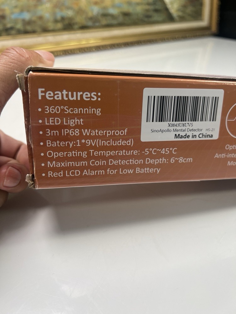 Sinoapollo Metal Detector PinPointer HS-21