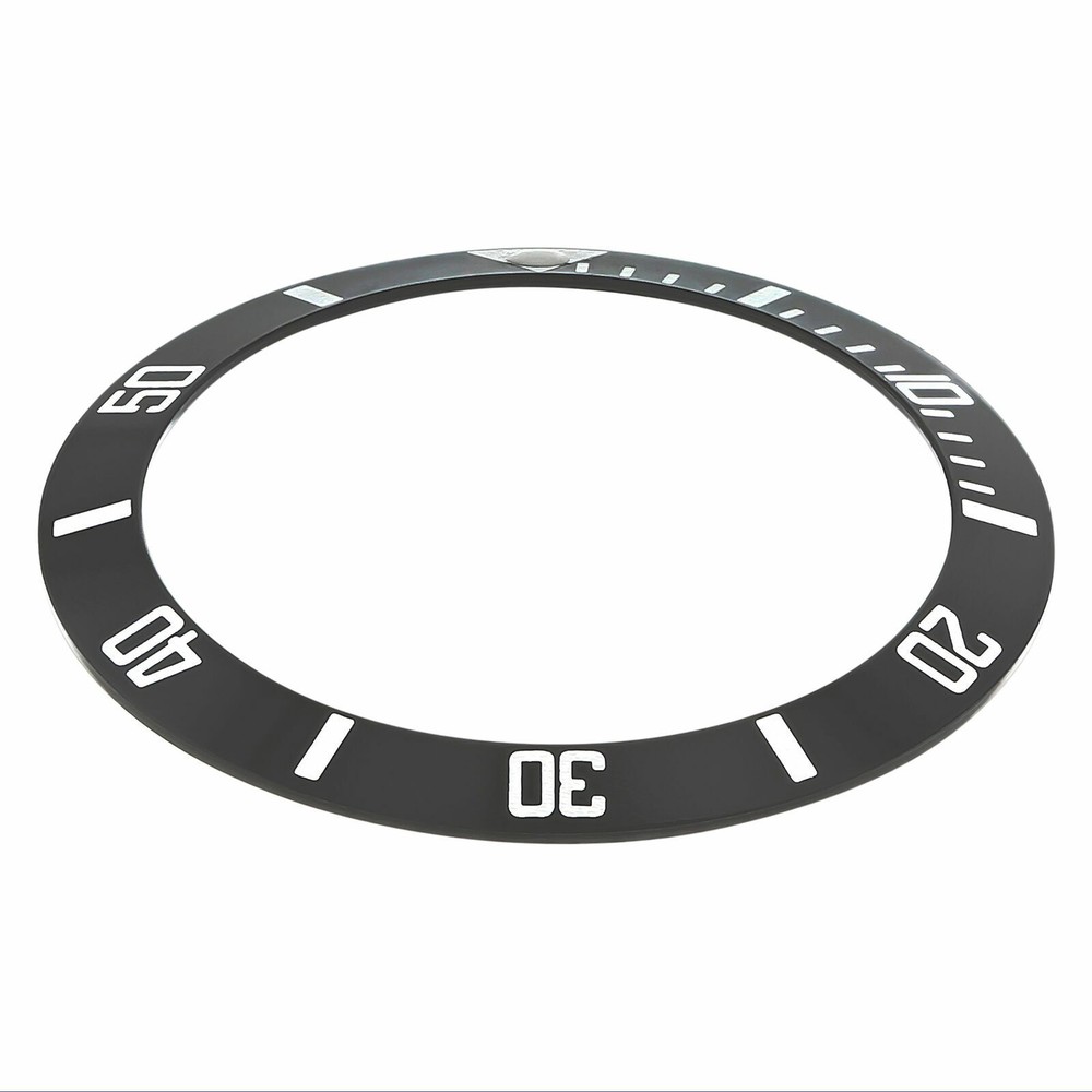 REPLACEMENT BEZEL INSERT SIZE 38MM X 30MM FOR WATCH BLACK
