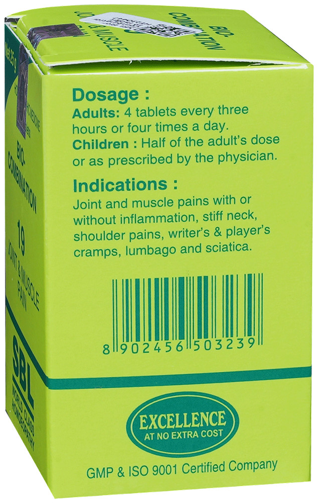 SBL Bio Combination 19 Tablets(25g)