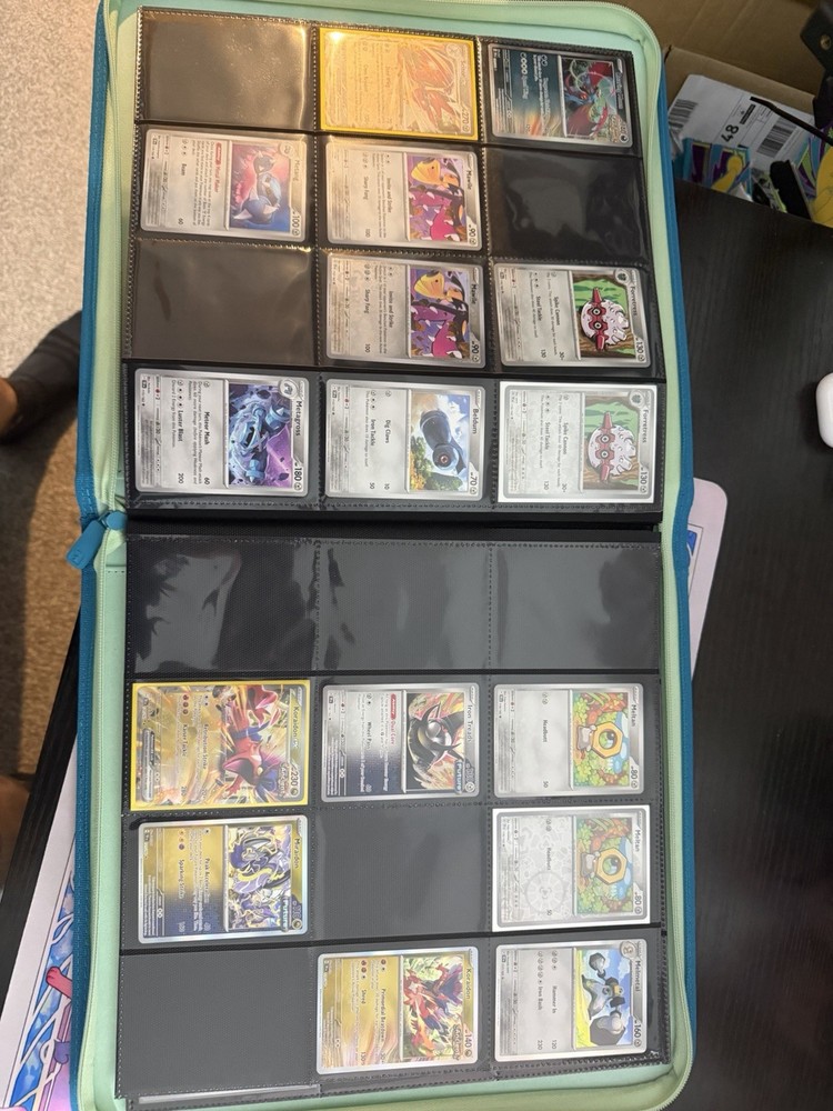 Temporal Forces Part-Complete Base Set Reverse Holos, EXS in VaultX Binder