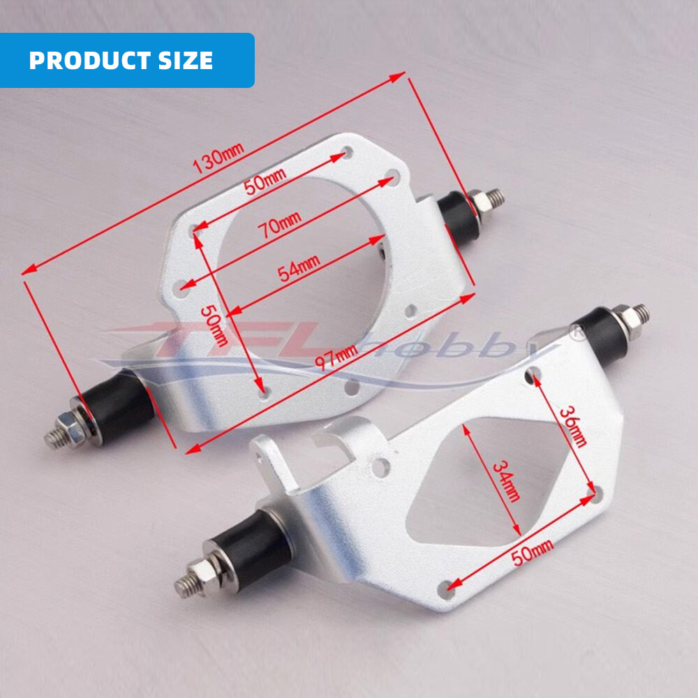 Zenoah Engine Mount 26CC Engine Rack Aluminium alloy for RC Boat Models