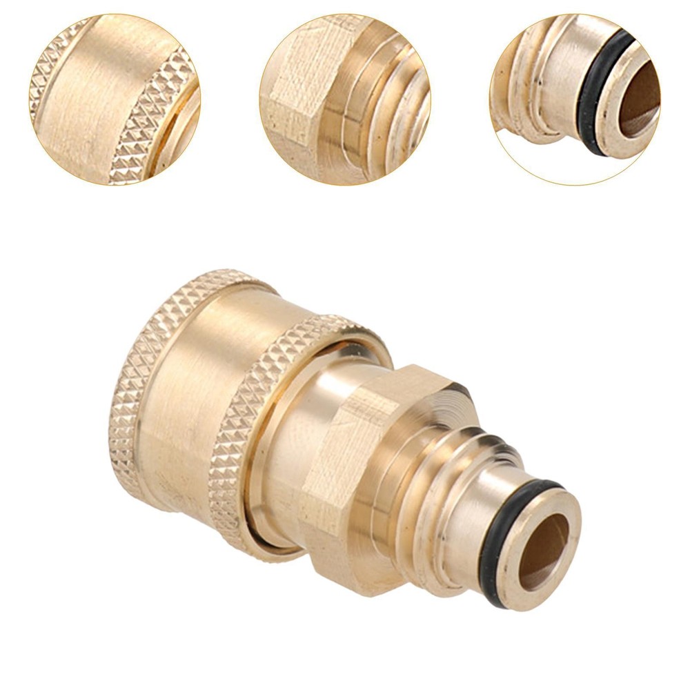 Quick Connect Fitting Pressure Washer Adapter Copper Material M22 M24 Tap