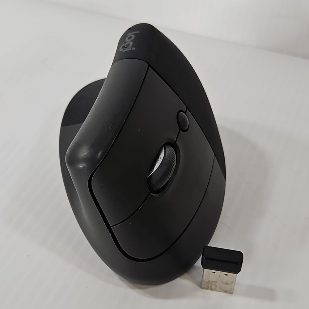 Logitech Lift Vertical Ergonomic Mouse Graphite Bluetooth