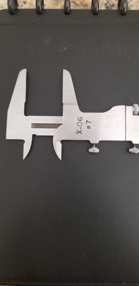 Fowler 6" Vernier Caliper ***WITH THUMB LOCK & CASE***