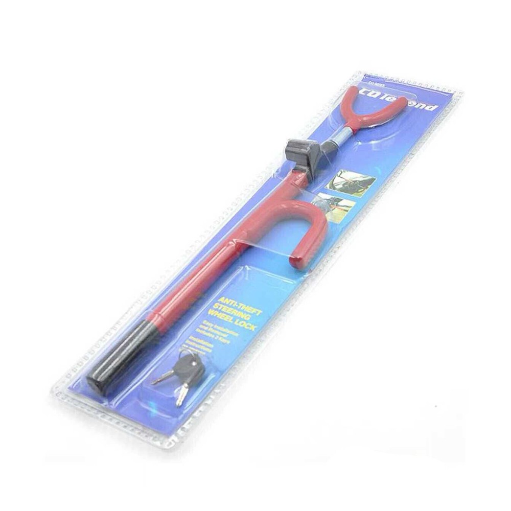Universal Car Steering Wheel Lock Anti-Theft Security System Adjustable Length