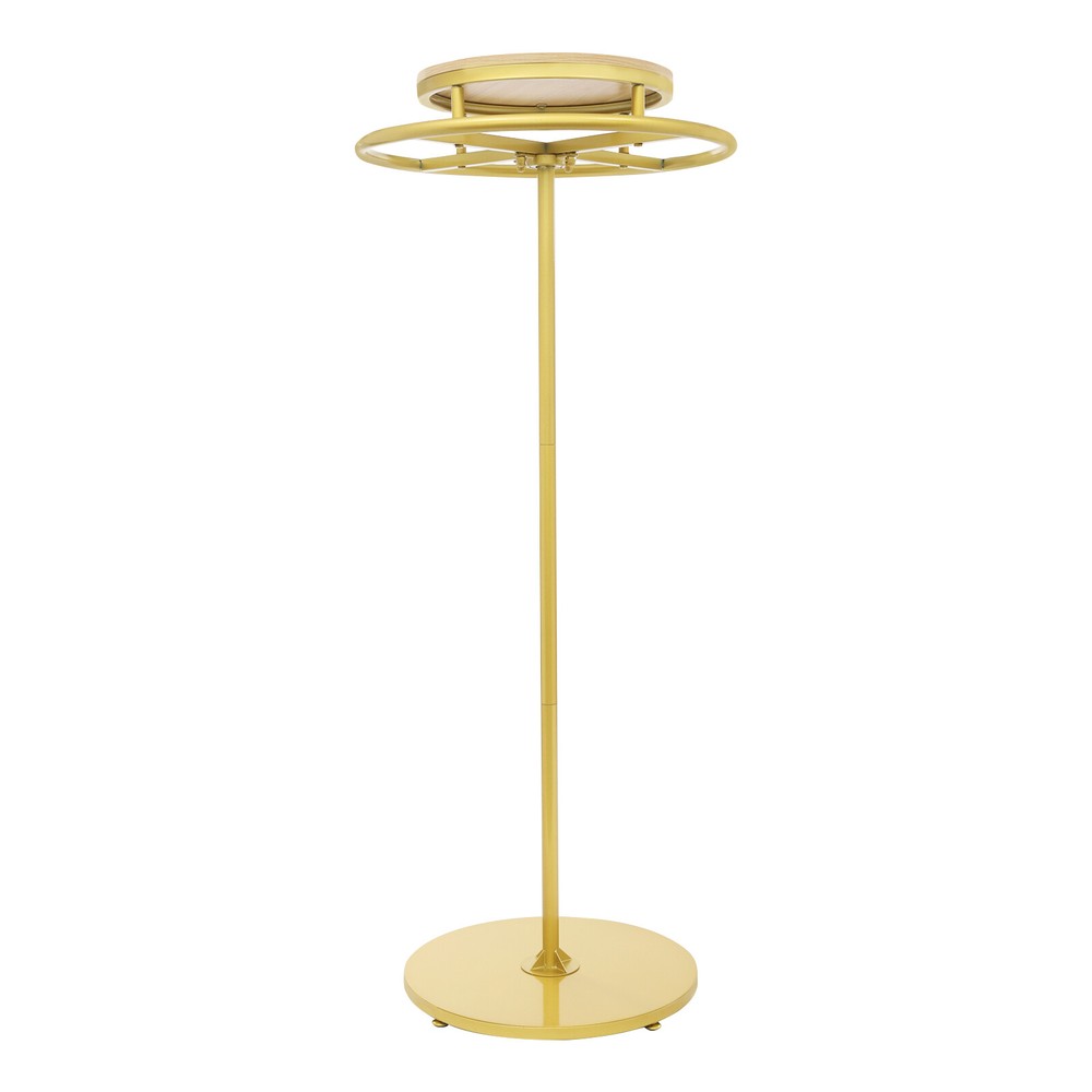 Round Clothing Rack, Clothes Display Rack, Rotatable Garment Rack Gold