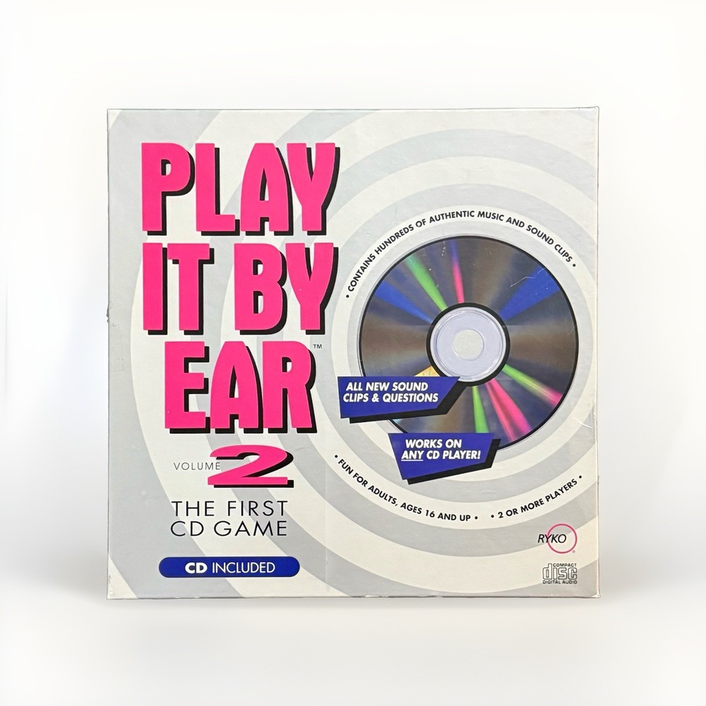 Play It By Ear Volume 2 CD Game Complete Ryko 1992 Untested