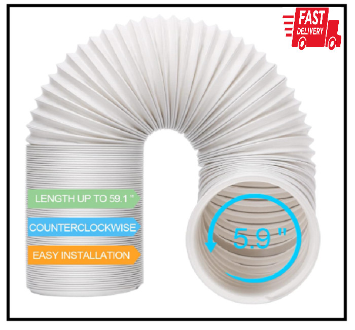 Exhaust Hose 6 Inch Diameter AC Unit Duct For LG Portable Air Conditioner Parts