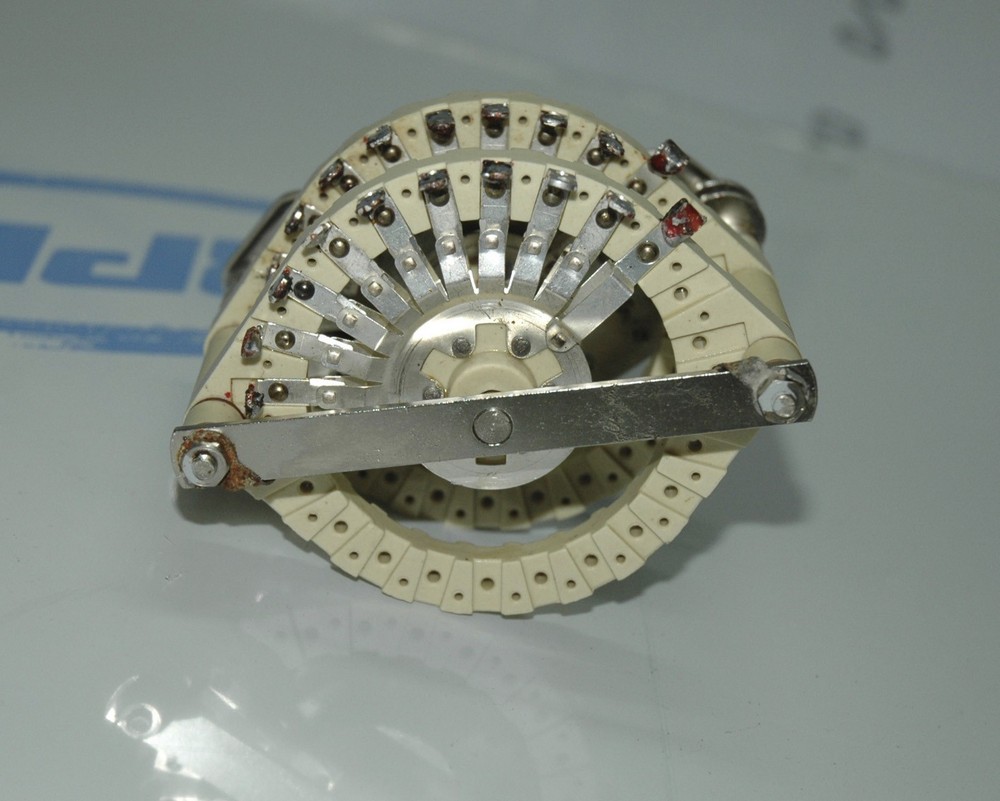 LARGE CERAMIC SWITCH -2x10 POSITIONS - KW+++ HF LINEAR AMPLIFIER