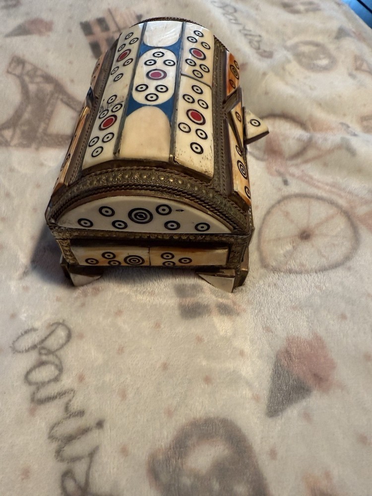 Moroccan Camel Bone Jewelry Box