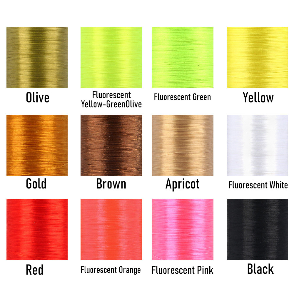 Fly Tying Thread 8/0 75D/120D Polyester Fly Tying Materials Tool 13 Colors