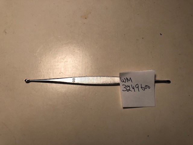 WILLIGER BONE CURETTE D/E 00/0 5-1/2" WITH OVEL CUP