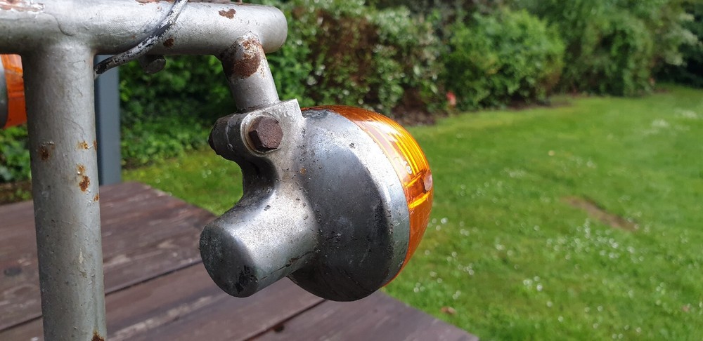 Honda CB 125 K rack and indicators