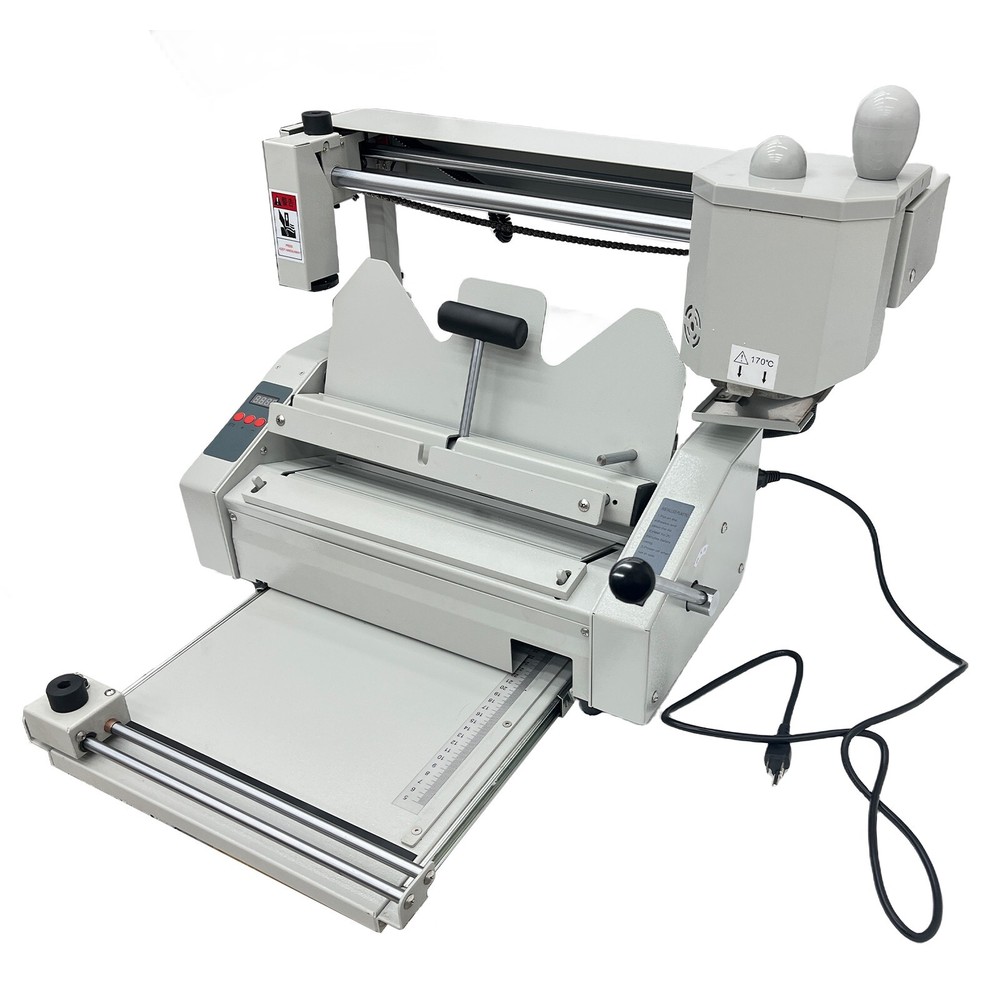 110V A4 Manual Hot Glue Book Binding Machine With Indenting Function