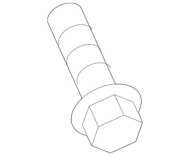 Genuine Ford Adapter Bolt W714974S437