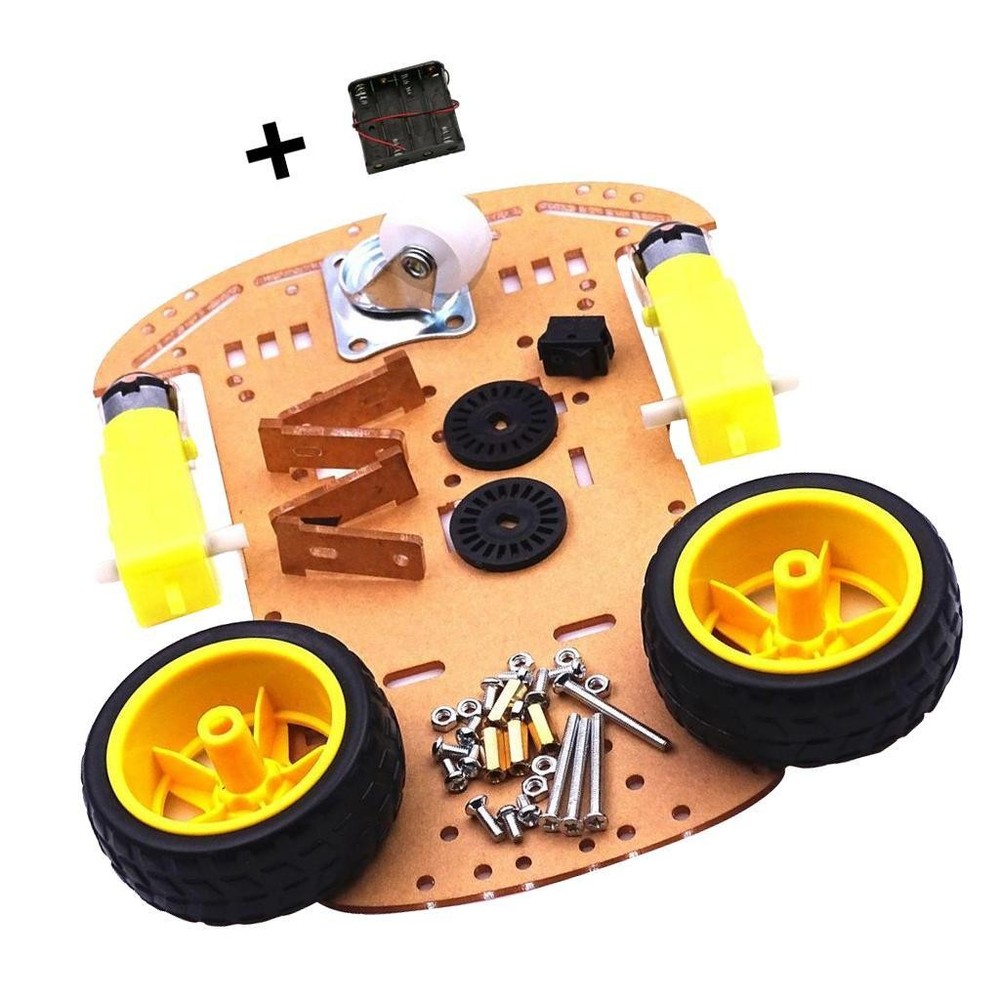 2WD Smart Robot Car Chassis Kit With Speed Encoder Battery