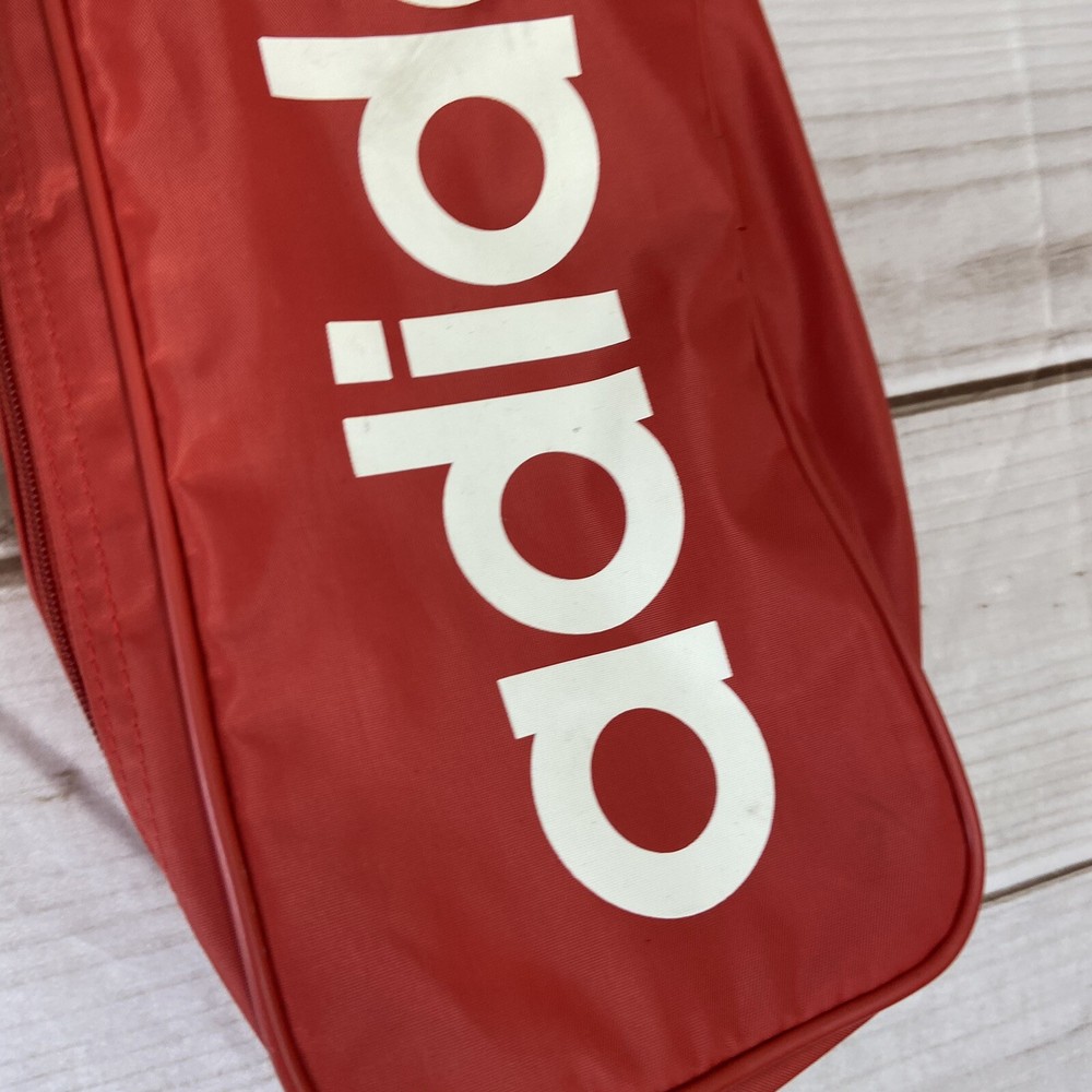 Adidas Red Zip Up Bag 14”
