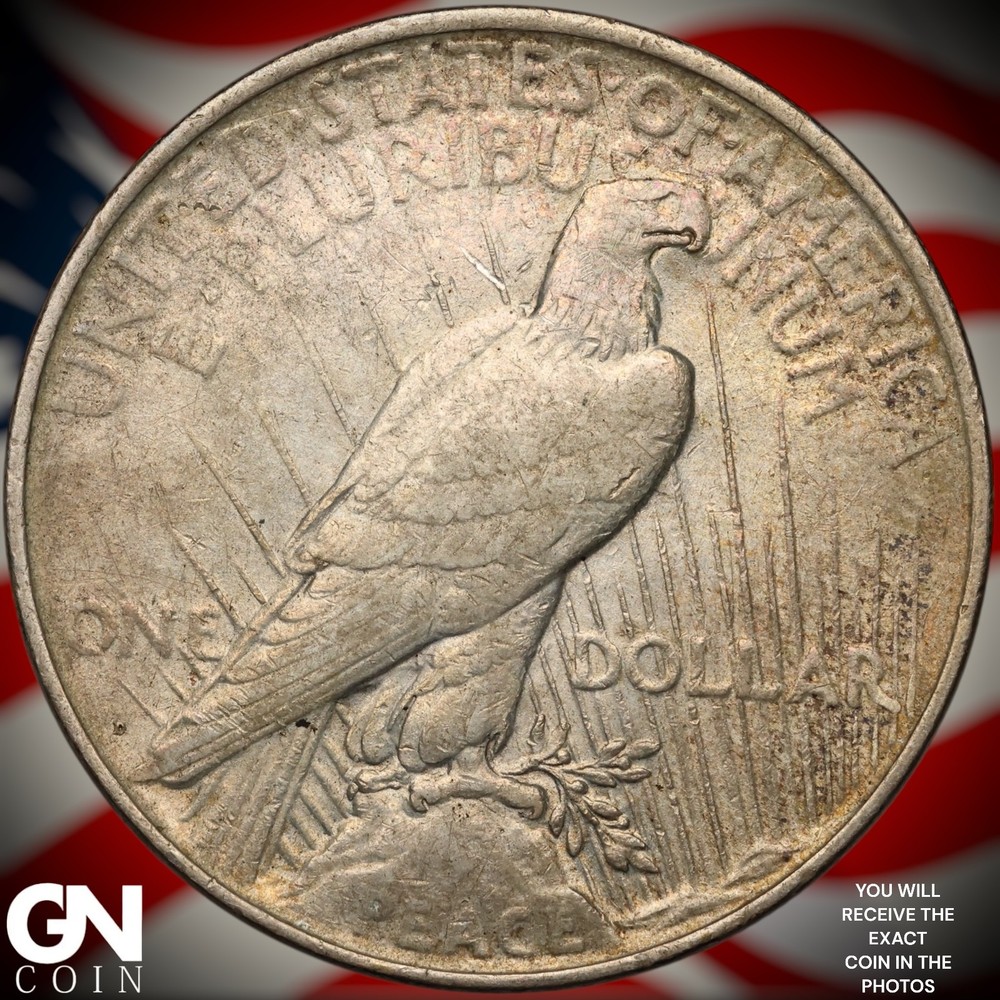 1927 D COLOR Peace Dollar A9912