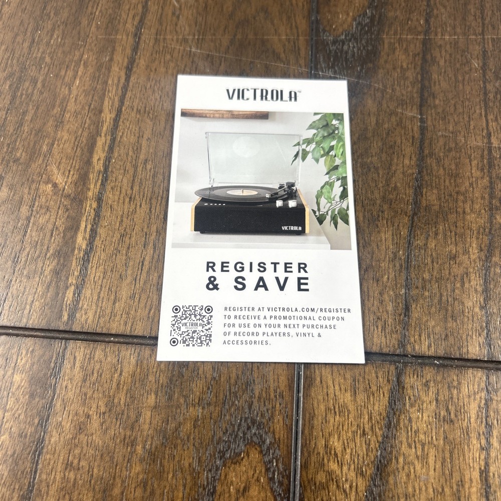Victrola Journey+ Bluetooth Record Player Suitcase Gray Open Box Tested Working
