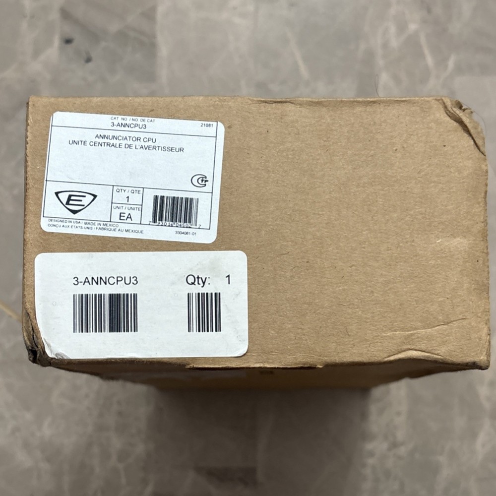 EDWARDS 3-ANNCPU3 FIRE ALARMS ANNUNCIATOR CPU UNIT COMPONENT