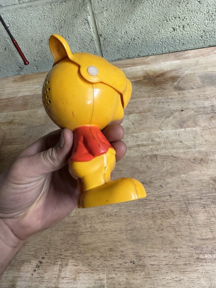 Vintage Chatter Chums Winnie the Pooh 1976 Mattel Missing Pull String