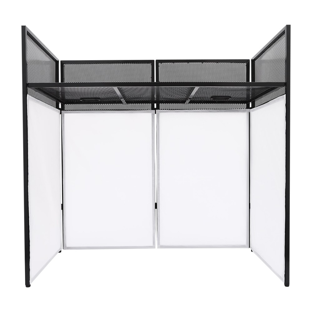 Portable DJ Facade Booth Table DJ Control DJ Display Stand DJ Event Booth Facade