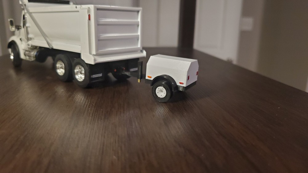 Custom 1/50 Scale Small Towable Generator in White