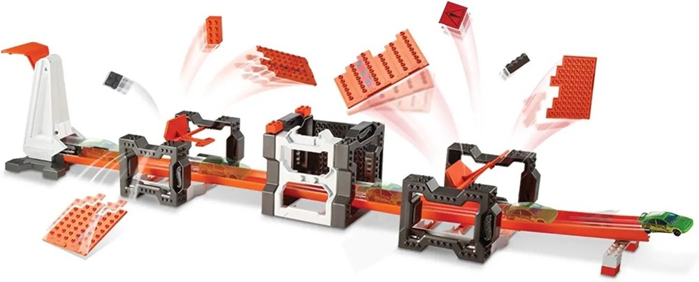 Hot Wheels Track Builder Construction Crash Kit