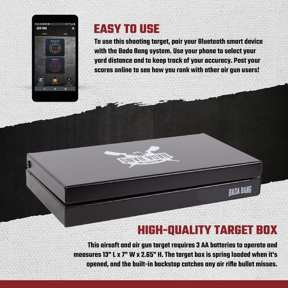 Air Venturi Bada Bang Interactive Target System for BB & Airsoft Shooting