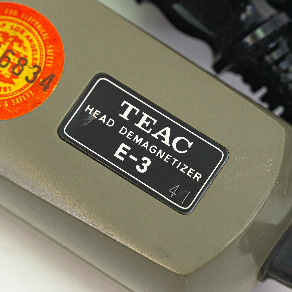 TEAC E-3 Head Demagnetizer – Essential Maintenance for Analog Tape Decks