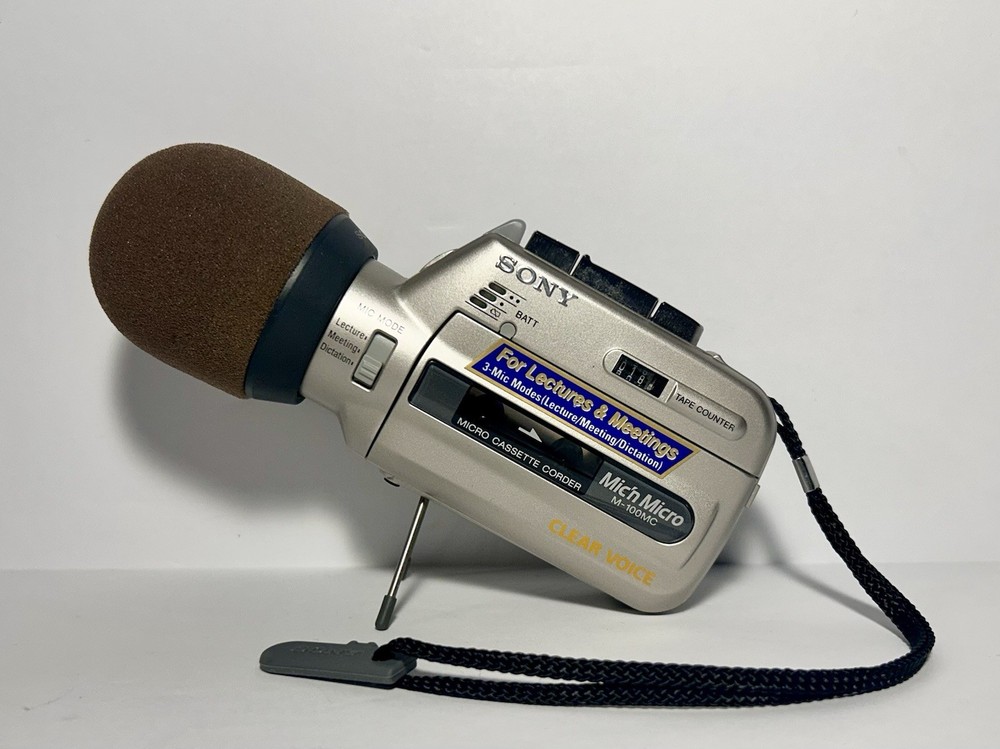 Sony Mic'n Micro Micro Cassette Corder M-100MC