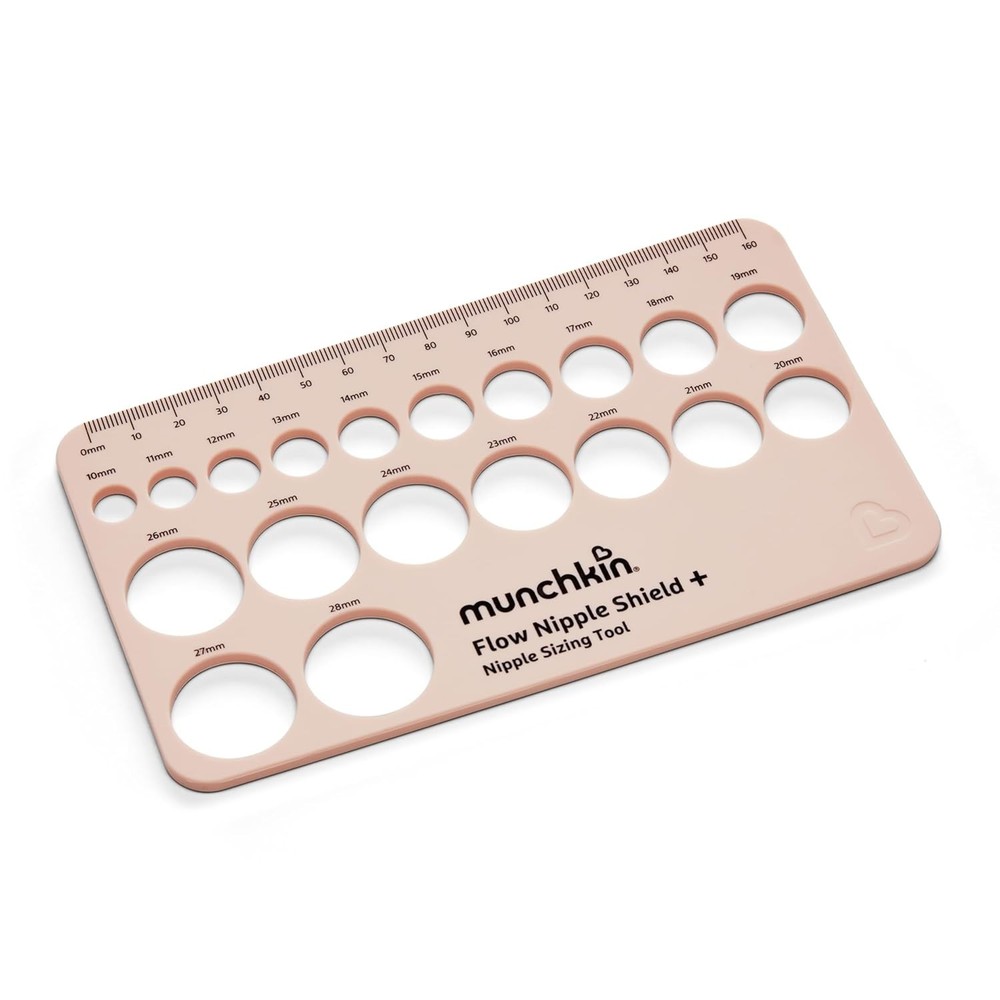 Flexible Nipple Ruler - Essential Sizing Tool for Mothers Using Shields & Pumps
