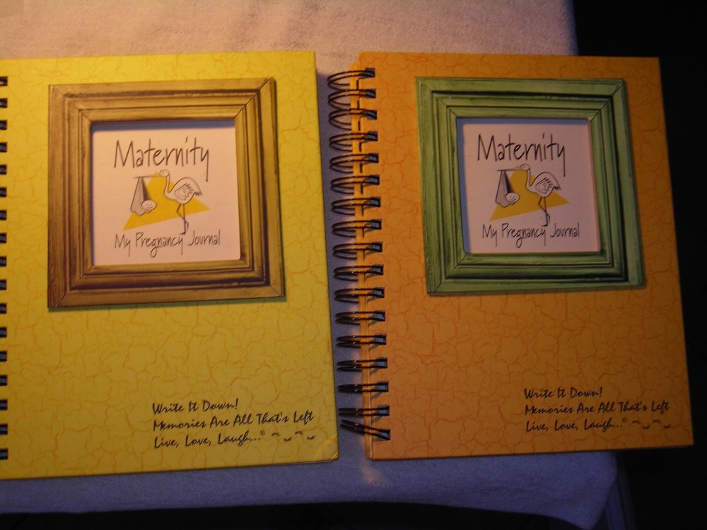 Maternity, My Pregnancy Journal yellow ,write it down