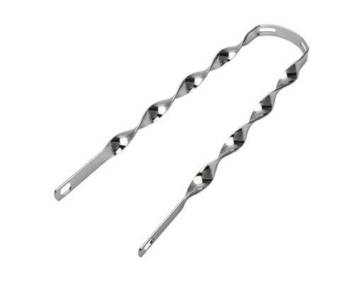 ORIGINAL! 20 TWISTED FENDER BRACES CHROME.