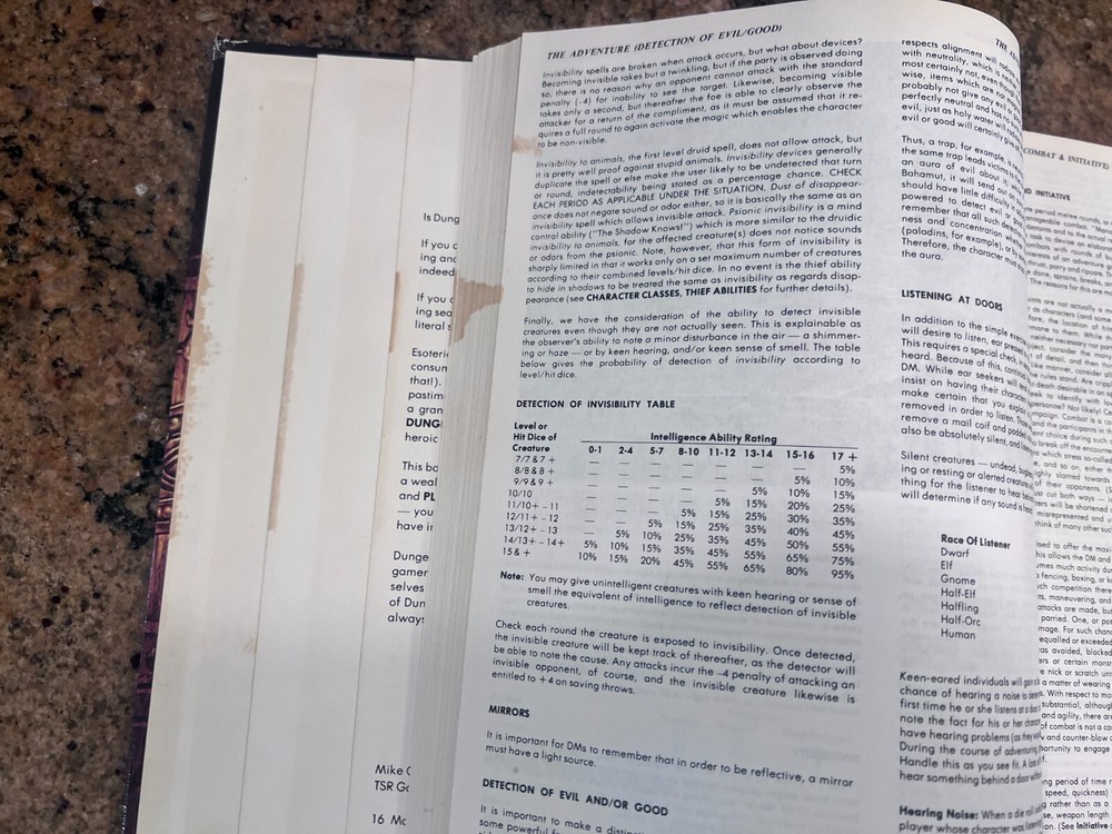 1979 Advanced Dungeons and Dragons Dungeon Masters Guide